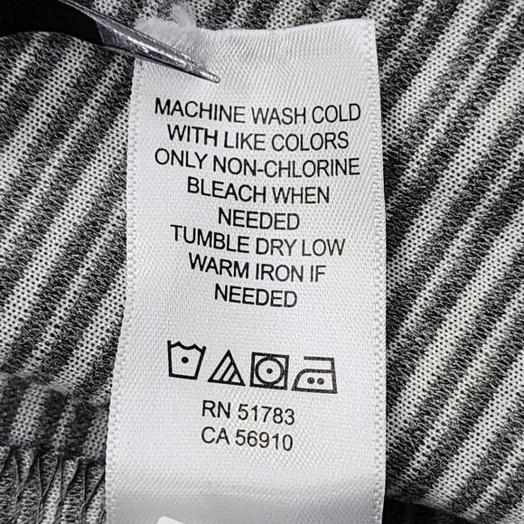 Maurices Blazer Womens XL Gray Military Open Front Jacket Fitted Office Preppy - Picture 7 of 11